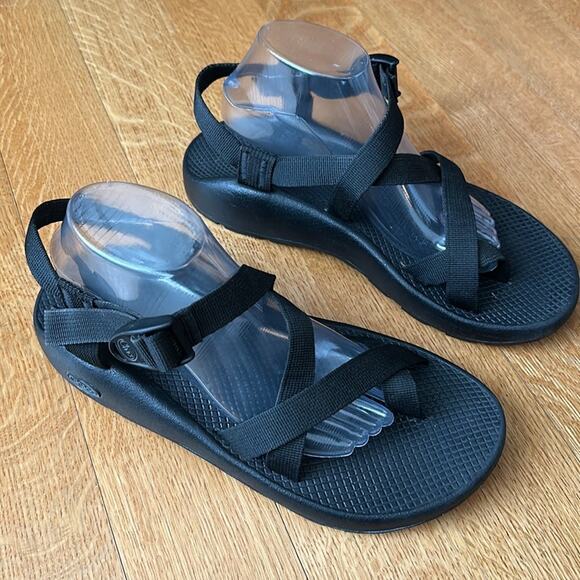 Chaco Z/2 Classic Sandal Black Men US 11 Adjustable Straps - Picture 7 of 7